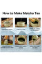Matcha Tea Set, Matcha Bowl And Whisk Set, Matcha Starter Kit, Tea Ceremony Set For Matcha Making - 7