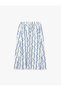 Patterned Blue Girls' Skirt 6Skg70175Aw - 4
