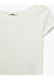 Cotton Short Sleeve Boat Neck Slim Fit T-Shirt - 6