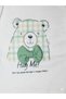 Plaid Teddy Bear Embroidered Bodysuit Set Hospital Discharge Set Newborn Outfit 0-3 Months Organic Cotton - 3