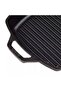 Cast Iron Square Grill Pan, 26 cm, Black - 4