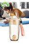 Sports Water Cup Milkshake Protein Powder Mixing Cup Thickened Cup Wall With Handbag Water Cup 400ml