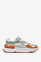 Women's Orange Green Eva Sole Comfortable Fit Sneaker - 5