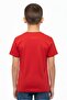 Boy's Crew Neck Short Sleeve Printed T-Shirt 24400 - 4
