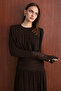Corsage Detailed Lace Dress 32-2758 - 4