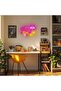 لافتة نيون بتصميم Cool Kids Read مقاس 45x30 سم متعددة الألوان LED مع قاعدة أكريليك 6 مم - 3