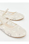 Alita City Lcw Steps Ecru Girls' Ballet Flats with a Difference - 2