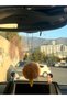 Brown Plush Ice Cream Rearview Ornament Plush Rearview Ornament with Ice Cream Cone - 4