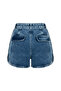 Women's Indigo Relax Fit Mini Jean Shorts - 4