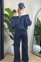 Premium Stone-Washed Washable Track Suit Set - 6