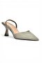 Y820444214 Platinum Silvery Pointed Toe Women's Heeled Shoes - 7