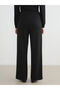 Lcw Modest Women's Black Elastic Waist Sweatpants - 4
