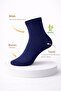 Men's Short Socks Navy Blue Bamboo Socks 3-Piece Seamless Anti-Sweat Ultra Soft Breathable Premium Socks - 4