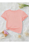 Girl's 100% Cotton Basic T-Shirt – Comfortable Fit, Casual Summer Combination with Shorts as a Gift - 2