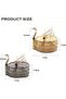 Luxury Jewelry Box - Multi-Layer Rotatable, Dust-Proof, Black - 7