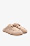 Louisa Beige Suede Leather Women's Slippers - 4