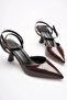 Bitter brown patent leather high heeled shoe tr03ms02e - 8