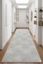 Non-Slip Sole Units Rug Cutting Runner Rug Living Room Hallway Kitchen Bedroom Rug Si 6002 Gray - 2