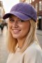 Women's Vintage 100% Cotton Adjustable Baseball Cap Hat - 3