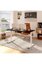 FLEXISPOT EN2 Electric Sit Stand Desk with Cable Management - White Frame and Black Top - 2