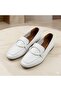 (Kırcalı) Inside and Outside Genuine Leather Casual Women's Shoes White - 2