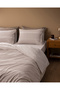 Boswell Double 100% Cotton Ranforce Printed Bed Sheet and Duvet Cover Set - Beige - 5