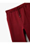 Cotton Pocketed, Tie-Waist, Basic School Sweatpants - 3