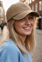 Women's Vintage 100% Cotton Adjustable Baseball Cap Hat - 7