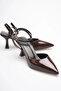 Bitter brown patent leather high heeled shoe tr03ms02e - 7