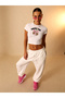 Women's Cotton Cherry Love Printed Casual Crop - 2