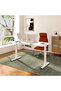 FLEXISPOT EN2 140x70 cm Electric Sit Stand Desk with Cable Management - White Frame and Top - 2