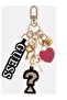 Multi-Charm Detailed Keychain Women's Multi-Color Keychain Rwm74601070-Mul