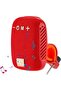 AUTO FAMILY Wireless Bluetooth Speaker – Portable, Waterproof, Deep Bass, Long Battery Life (Red)