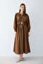 Button Detailed Dress 32-2679 - 5