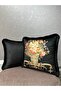 Classic-9208 Black Damask Pattern Double Combination 43X43 Duster Cover