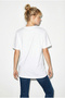 Women's White Padded Shoulder Detailed Knot Detailed Short Sleeve T-Shirt 1067 60286068 - 4