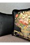 Classic-9208 Black Damask Pattern Double Combination 43X43 Duster Cover - 4