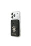 Original Licensed Mirrored Magnetic Card Holder Metal Large 4g Logo and Stand Black - 3