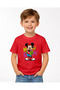 Children's Mickey Printed Black T-Shirt 100% Cotton – Comfortable Summer Combination - 2