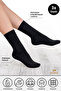Original Women's 3 Pairs Premium Cotton Comfort Model Seamless Durable Heel and Toe 4 Season Socks