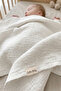 قطعتان من قماش الموسلين المطرز بنمط الصفير - 110x110 سم - 2