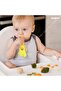 2-in-1 Silicone Teether BPA-Free Chew Rattle Handle Toy Easy Grip Teething Toy 6-12 Months - 2