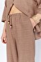 Women's Mink Lined Waist Tie Pants - 6