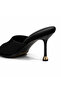 Women's Open Toe 8 cm Heeled Slippers Comfortable Stylish Model - 3