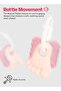 Silicone Teether BPA-Free Food Grade Easy Grip Teething Toy 6-12 Months (White Pink) - 7