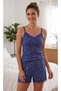 Women's Floral Cotton Rope Strap Lace Athlete-Shorts Set - 3-Piece Combination (Bikini Gift Included) - 2