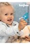 Silicone Teether BPA-Free Food Grade Easy Grip Teething Toy 6-12 Months (White Blue) - 2