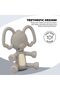 Elephant Silicone Teether BPA-Free Food Grade Easy Grip Chew Toy for Soothing Gums 6-12 Months - 3