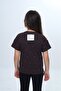 Girl's Crew Neck Drop Shoulder Short Sleeve Printed T-Shirt 24983 - 6