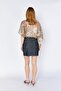 Women's Rins Washed Mini Jean Skirt with Belt - 5